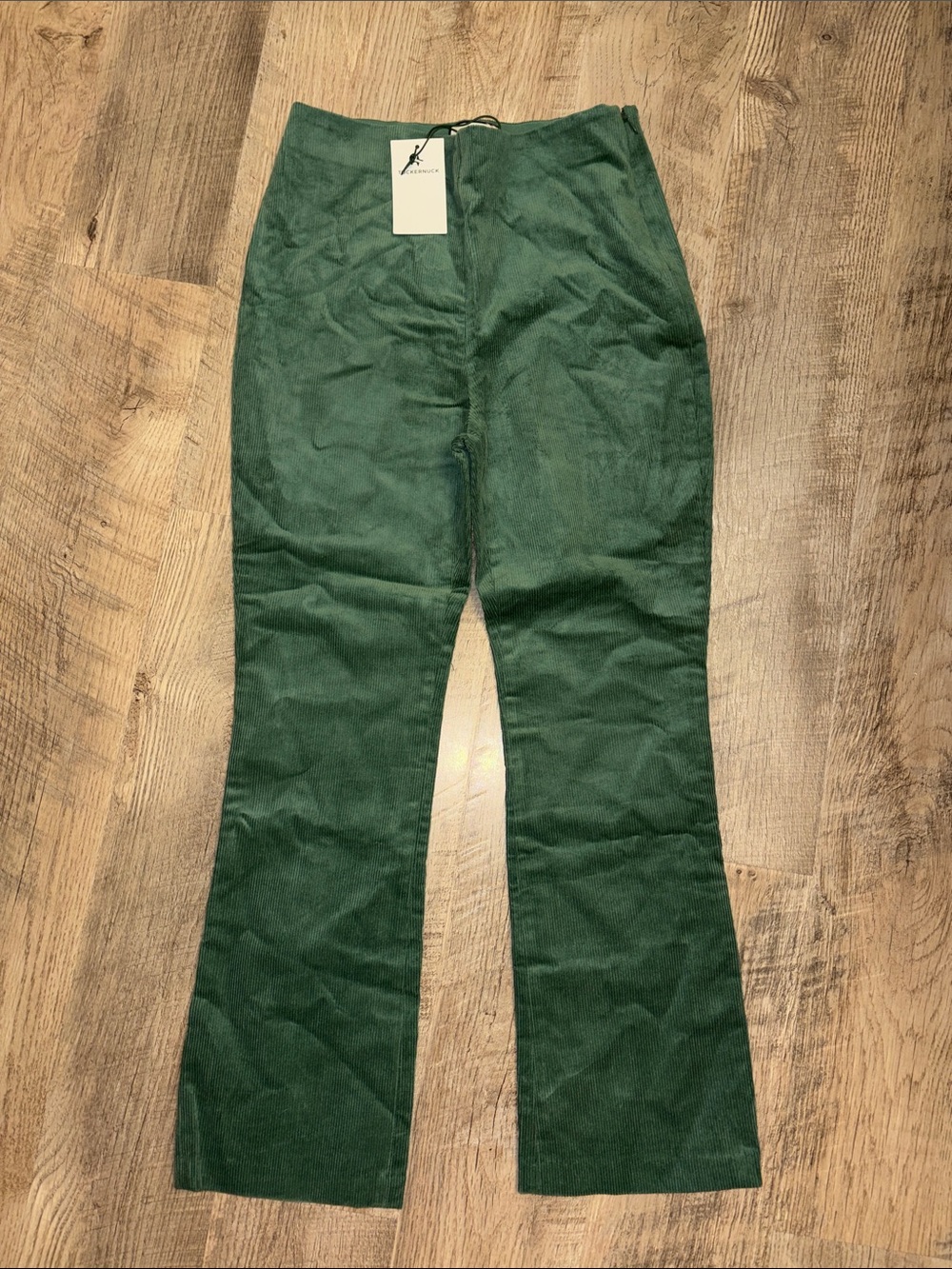Tuckernuck Olive Green Straight-Leg Corduroy Pants Size Large - Picture 3 of 6